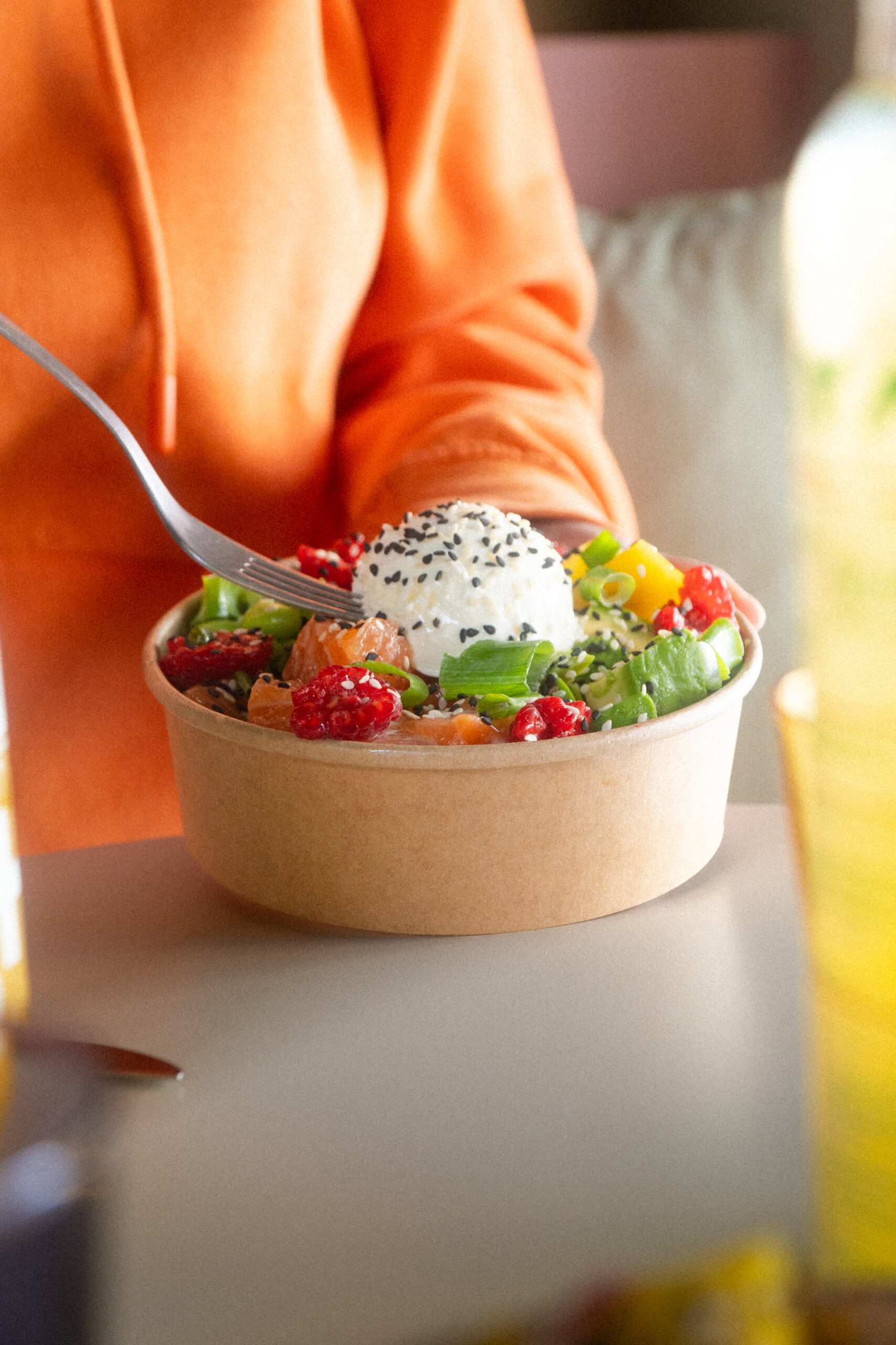 Photo d'un pokebowl sur le cours de Salon de Provence